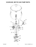 Diagram for 05 - Gearcase, Motor And Pump Parts