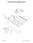 Diagram for 03 - Cooktop And Burner Parts