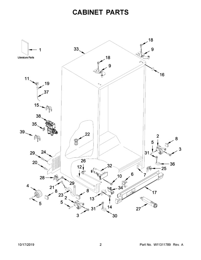 Diagram for WRS311SDHW01