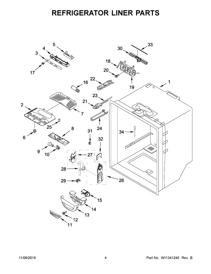 Diagram for WRF535SWHZ02