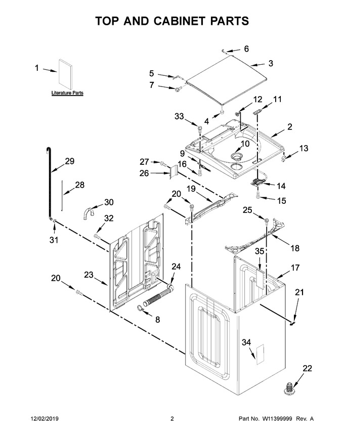 Diagram for WTW8500DC6