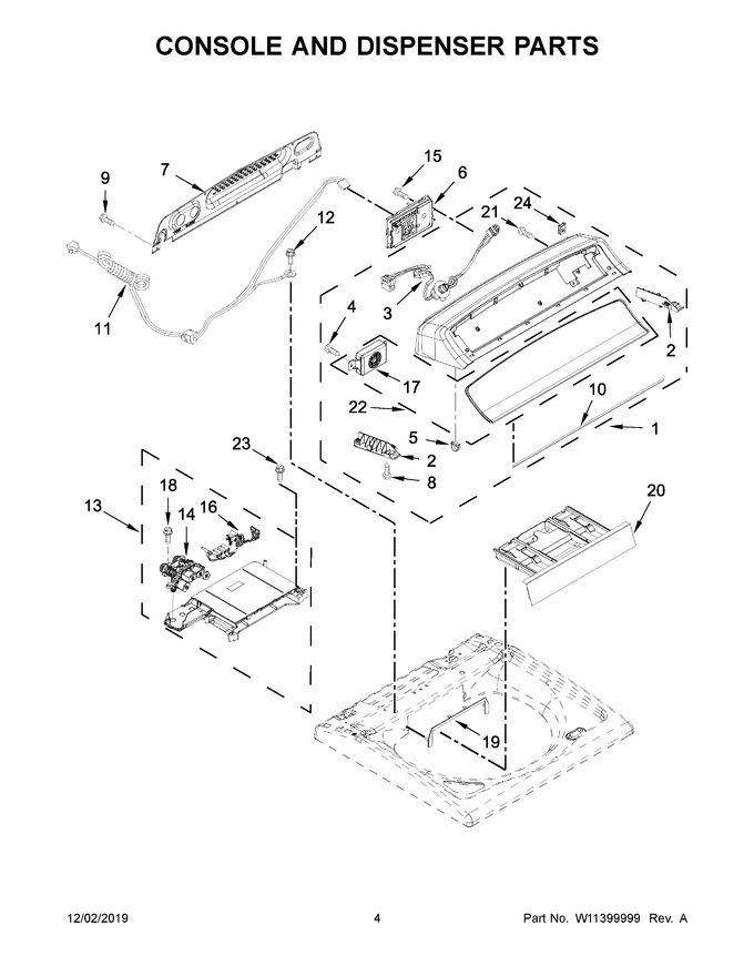 Diagram for WTW8500DW6