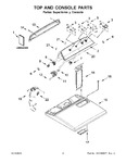 Diagram for 02 - Top And Console Parts