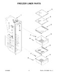 Diagram for 05 - Freezer Liner Parts