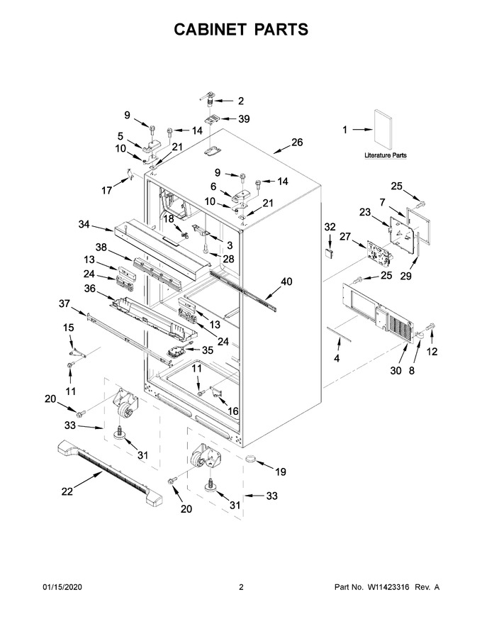 Diagram for WRX735SDHB02