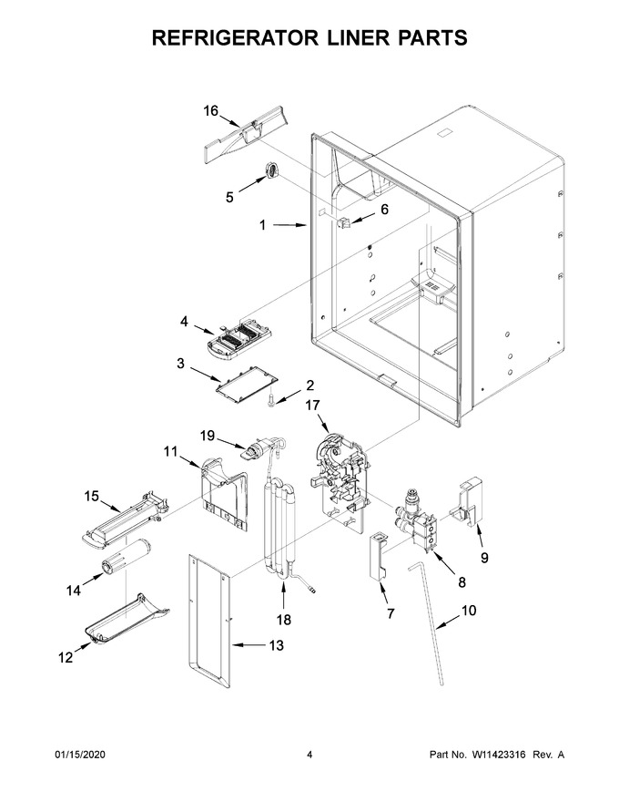 Diagram for WRX735SDHB02