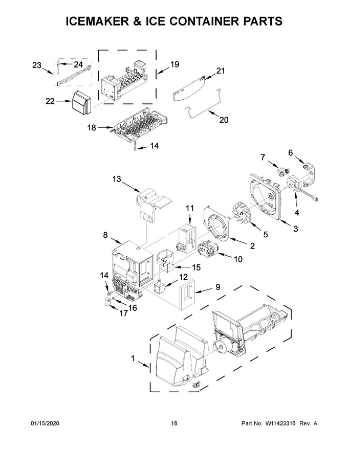 Diagram for WRX735SDHB02