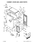 Diagram for 02 - Cabinet, Door And Liner Parts