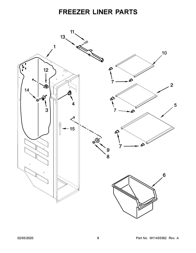 Diagram for WRS325SDHV04