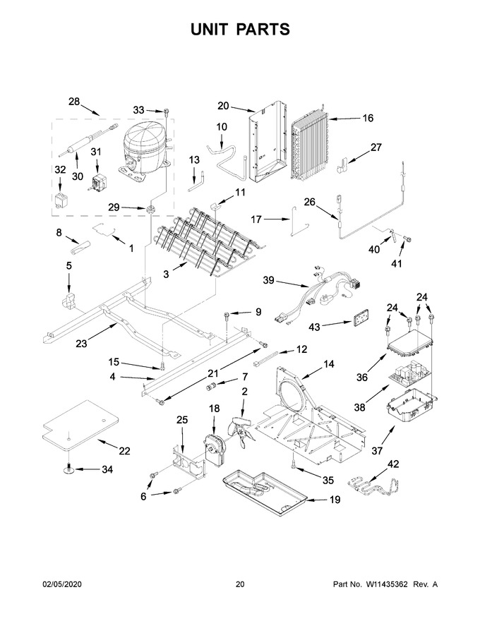 Diagram for WRS325SDHW04