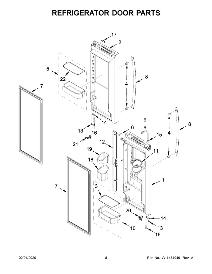 Diagram for WRF550CDHZ03