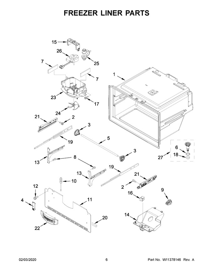 Diagram for WRF555SDFZ11