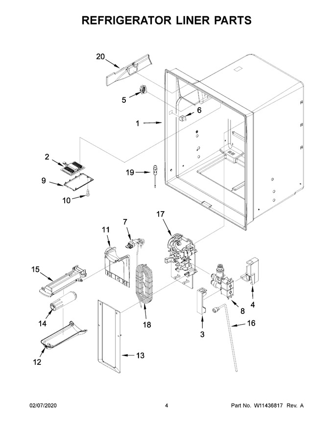 Diagram for WRF555SDHB02