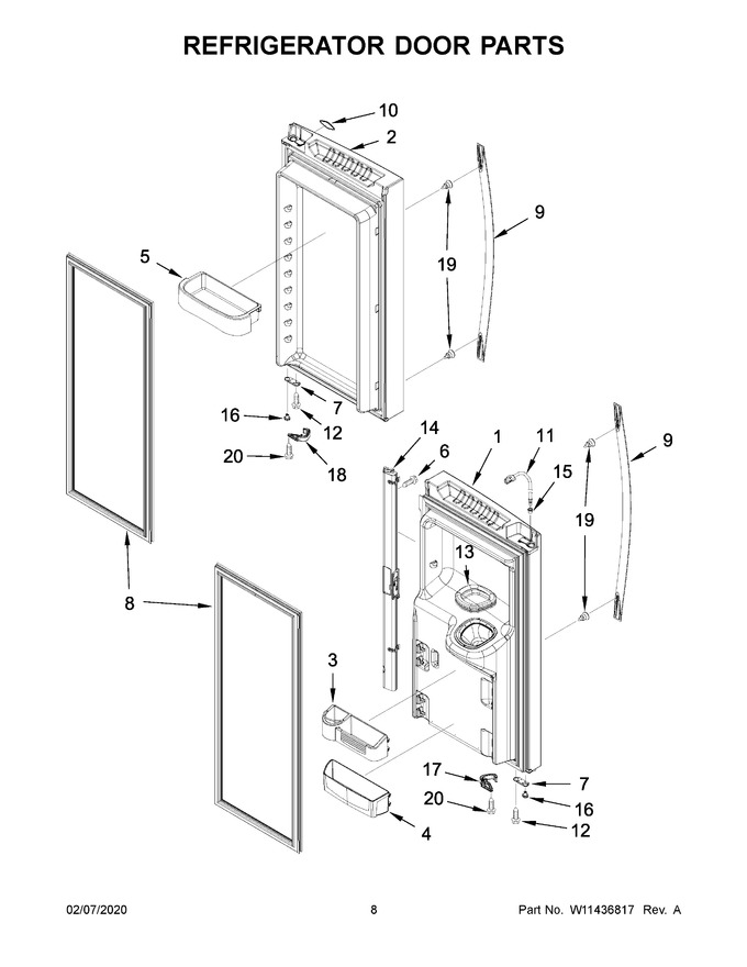 Diagram for WRF555SDHB02