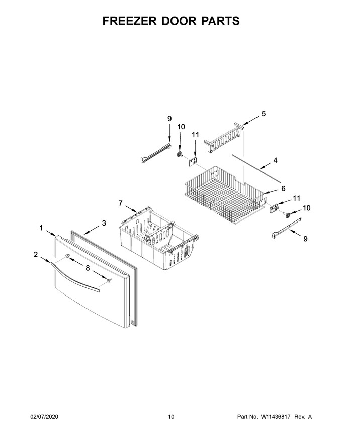 Diagram for WRF555SDHW02