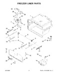 Diagram for 04 - Freezer Liner Parts