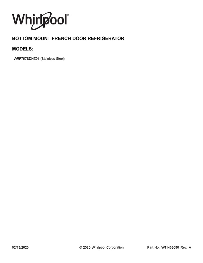 Diagram for WRF757SDHZ01