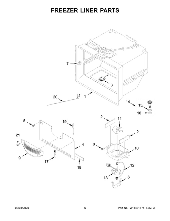 Diagram for WRF767SDHZ01