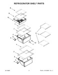 Diagram for 04 - Refrigerator Shelf Parts