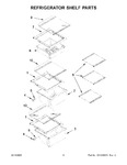 Diagram for 04 - Refrigerator Shelf Parts