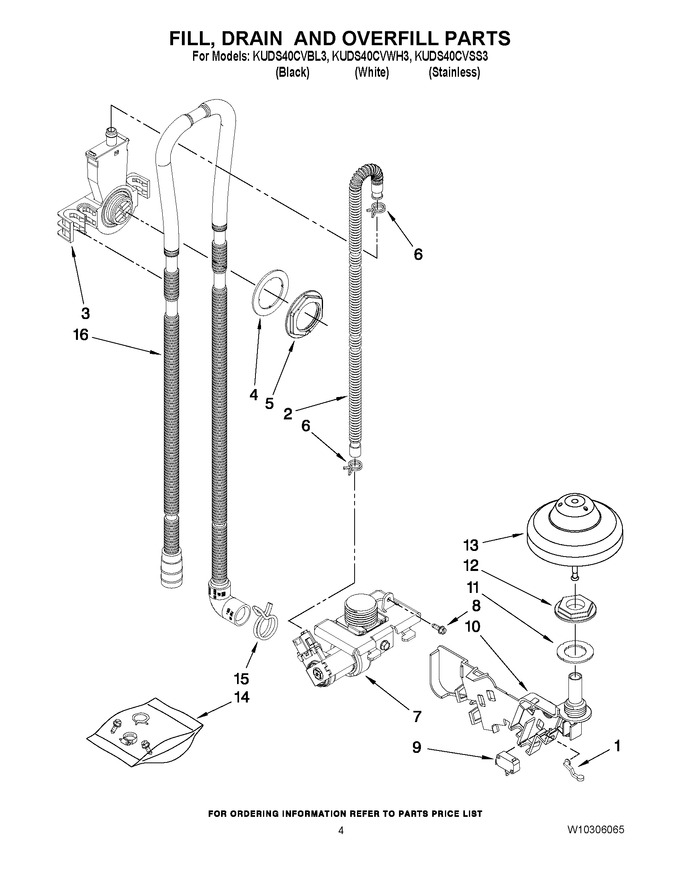 Diagram for KUDS40CVWH3