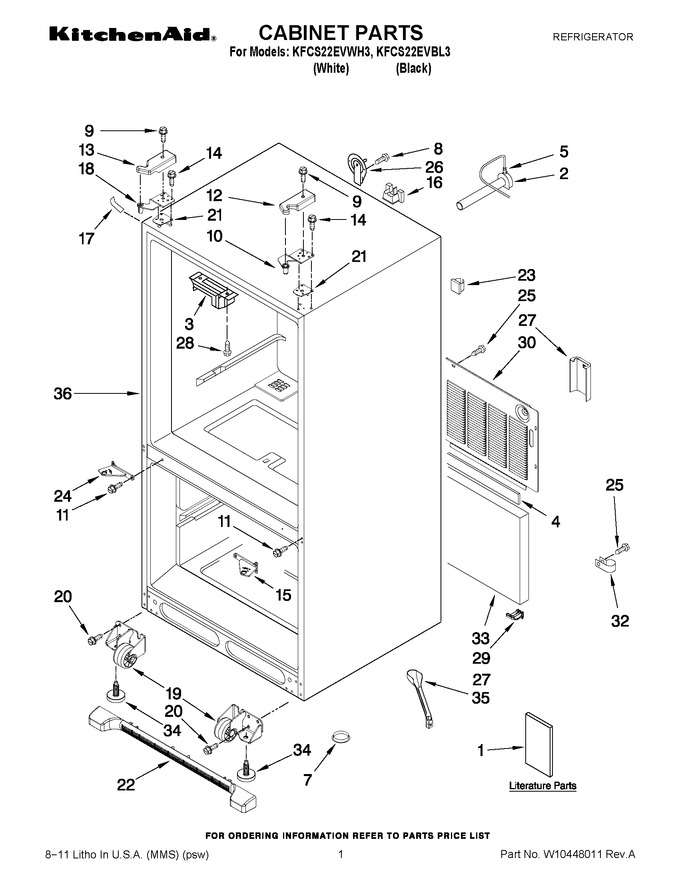 Diagram for KFCS22EVWH3