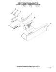 Diagram for 02 - Control Panel Parts