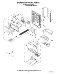 Diagram for 10 - Dispenser Front Parts