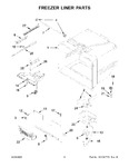 Diagram for 04 - Freezer Liner Parts