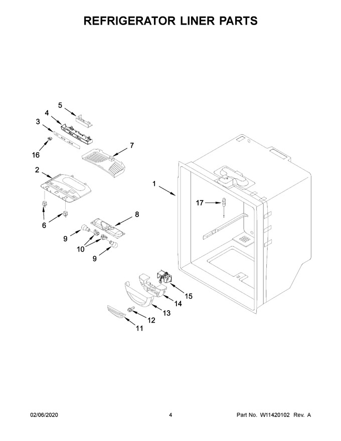 Diagram for WRF535SMHZ04