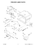 Diagram for 04 - Freezer Liner Parts