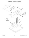 Diagram for 02 - Top And Console Parts