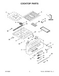 Diagram for 02 - Cooktop Parts