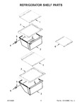 Diagram for 04 - Refrigerator Shelf Parts