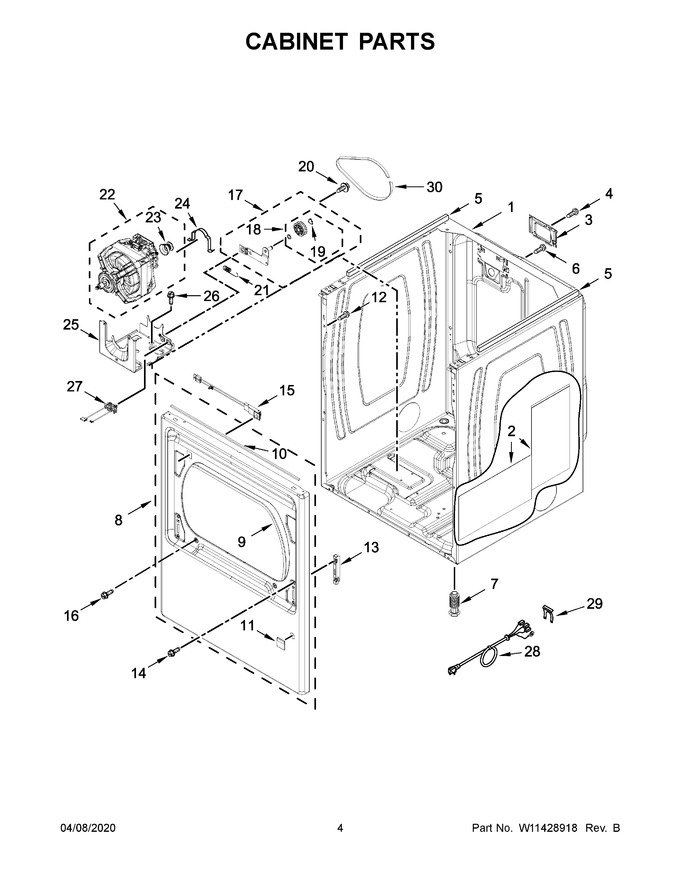 Diagram for YWED5100HW0