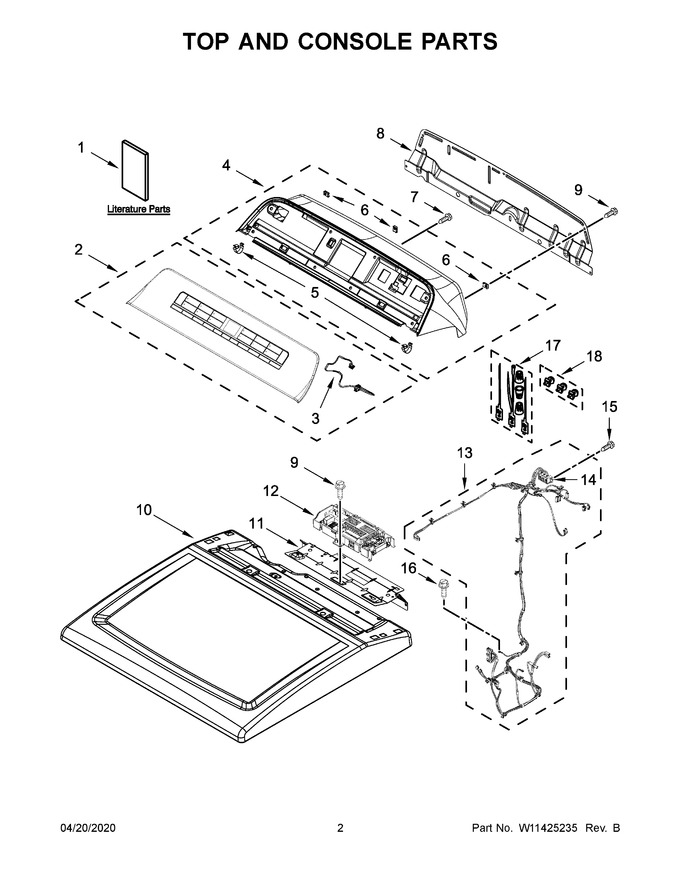 Diagram for WED7120HW0