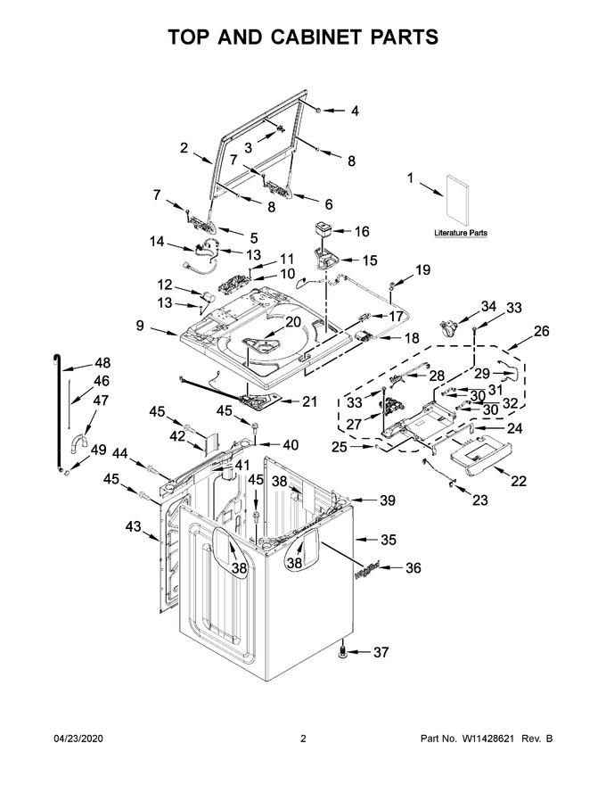 Diagram for WTW6120HC0