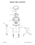 Diagram for 04 - Basket And Tub Parts