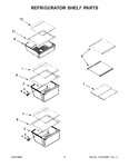 Diagram for 04 - Refrigerator Shelf Parts