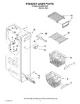 Diagram for 03 - Freezer Liner Parts