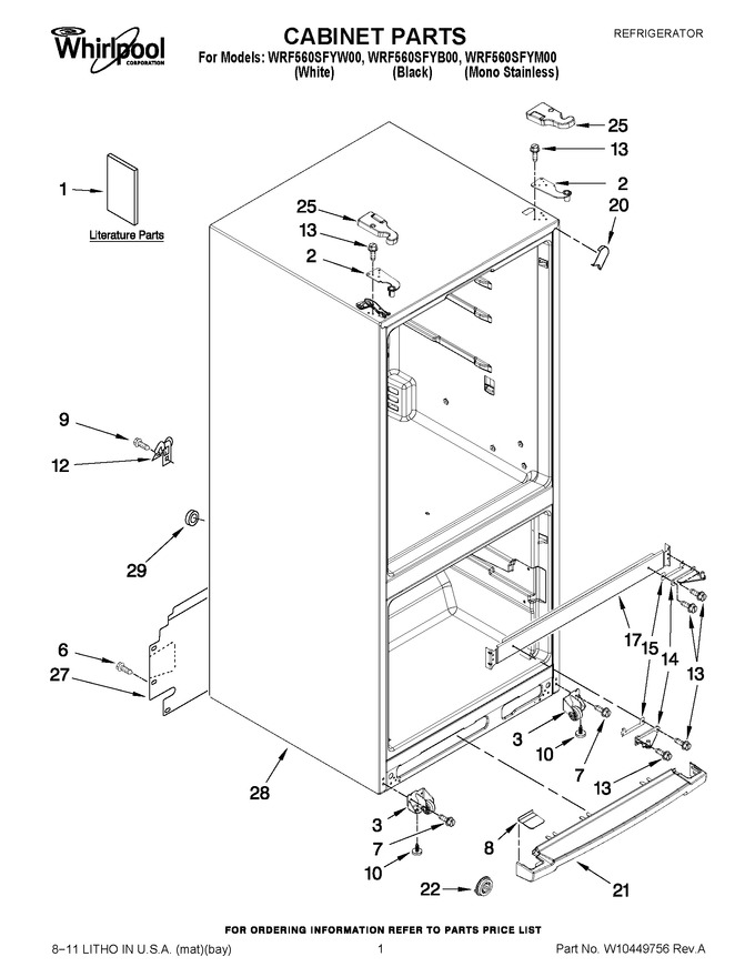 Diagram for WRF560SFYB00