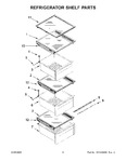 Diagram for 04 - Refrigerator Shelf Parts