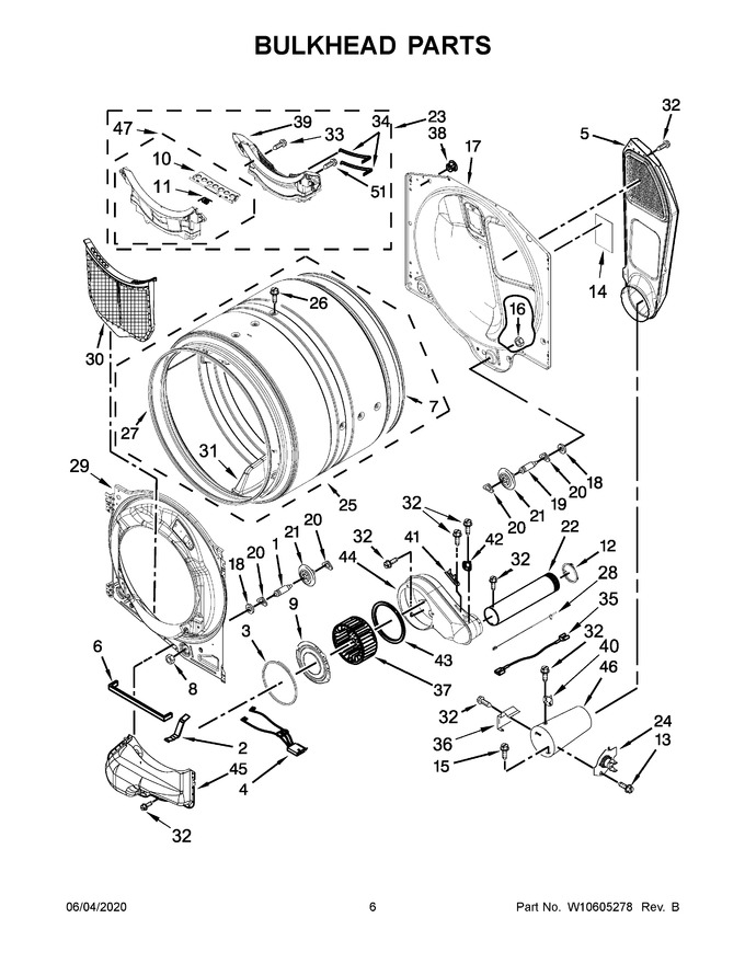 Diagram for WGD70HEBW0