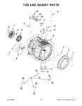 Diagram for 06 - Tub And Basket Parts