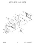 Diagram for 04 - Upper Oven Door Parts