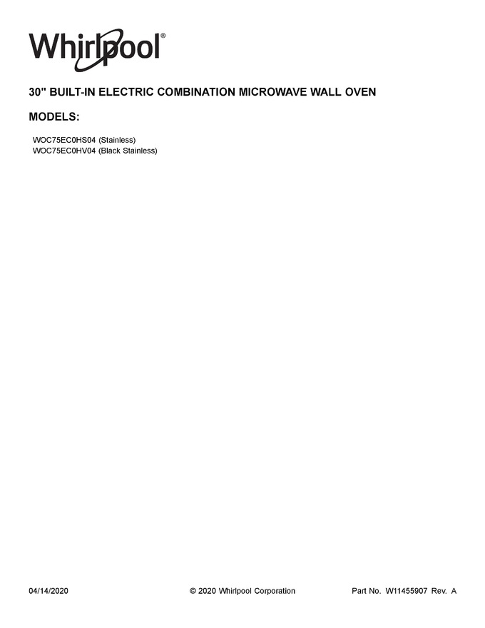 Diagram for WOC75EC0HS04