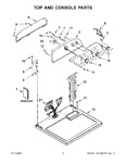 Diagram for 02 - Top And Console Parts