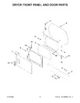 Diagram for 03 - Dryer Front Panel And Door Parts