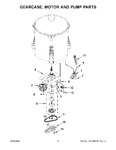 Diagram for 05 - Gearcase, Motor And Pump Parts