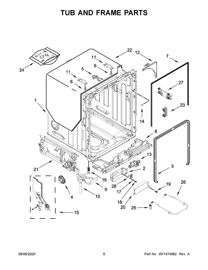 Diagram for WDT750SAKB0